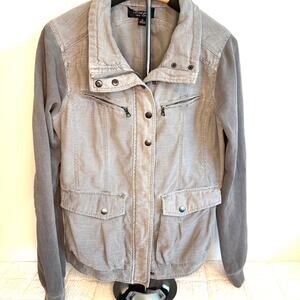 Coffee Shop NY Women's Light Gray Casual Jacket - Size XL